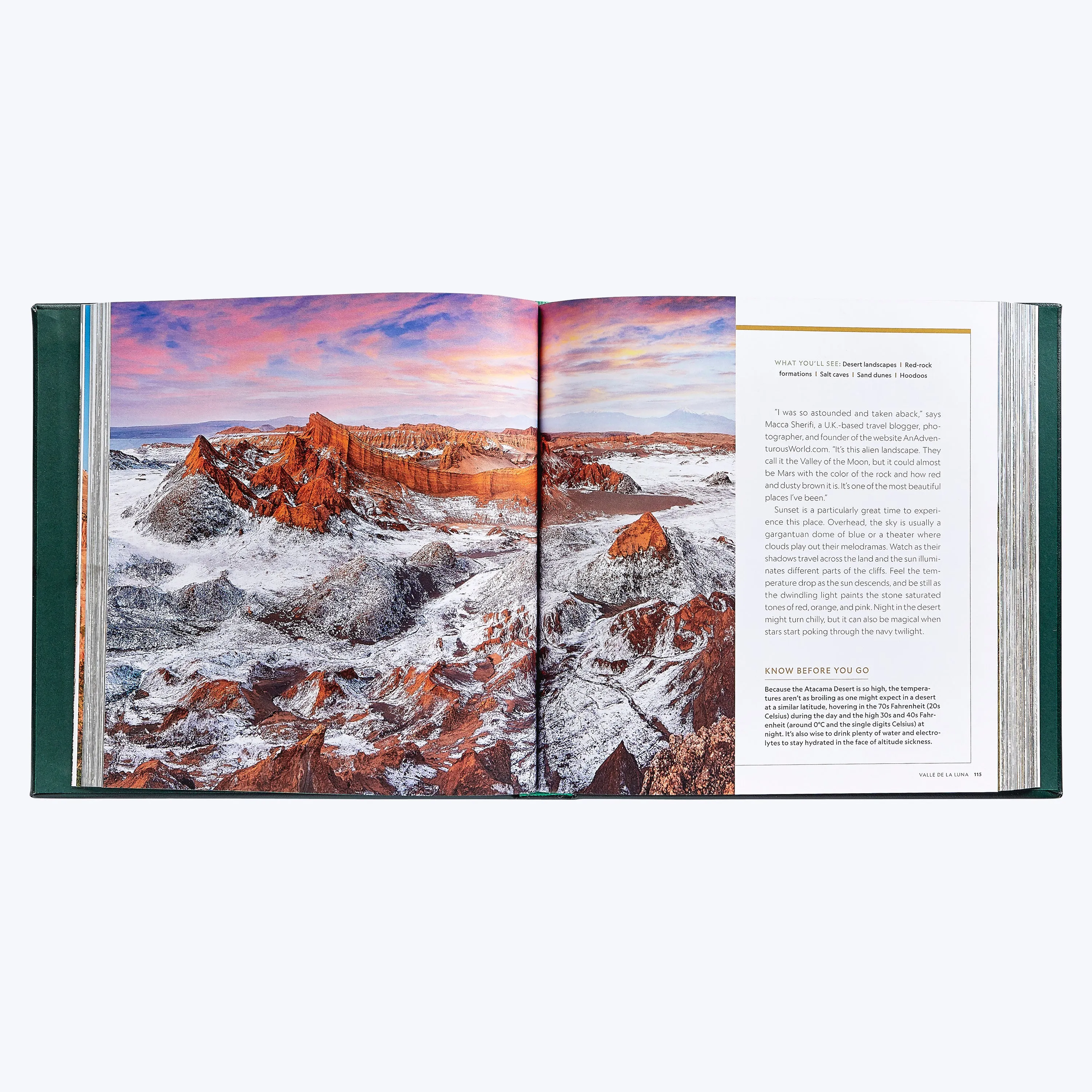 100 Hikes Of A Lifetime Leather Bound Book