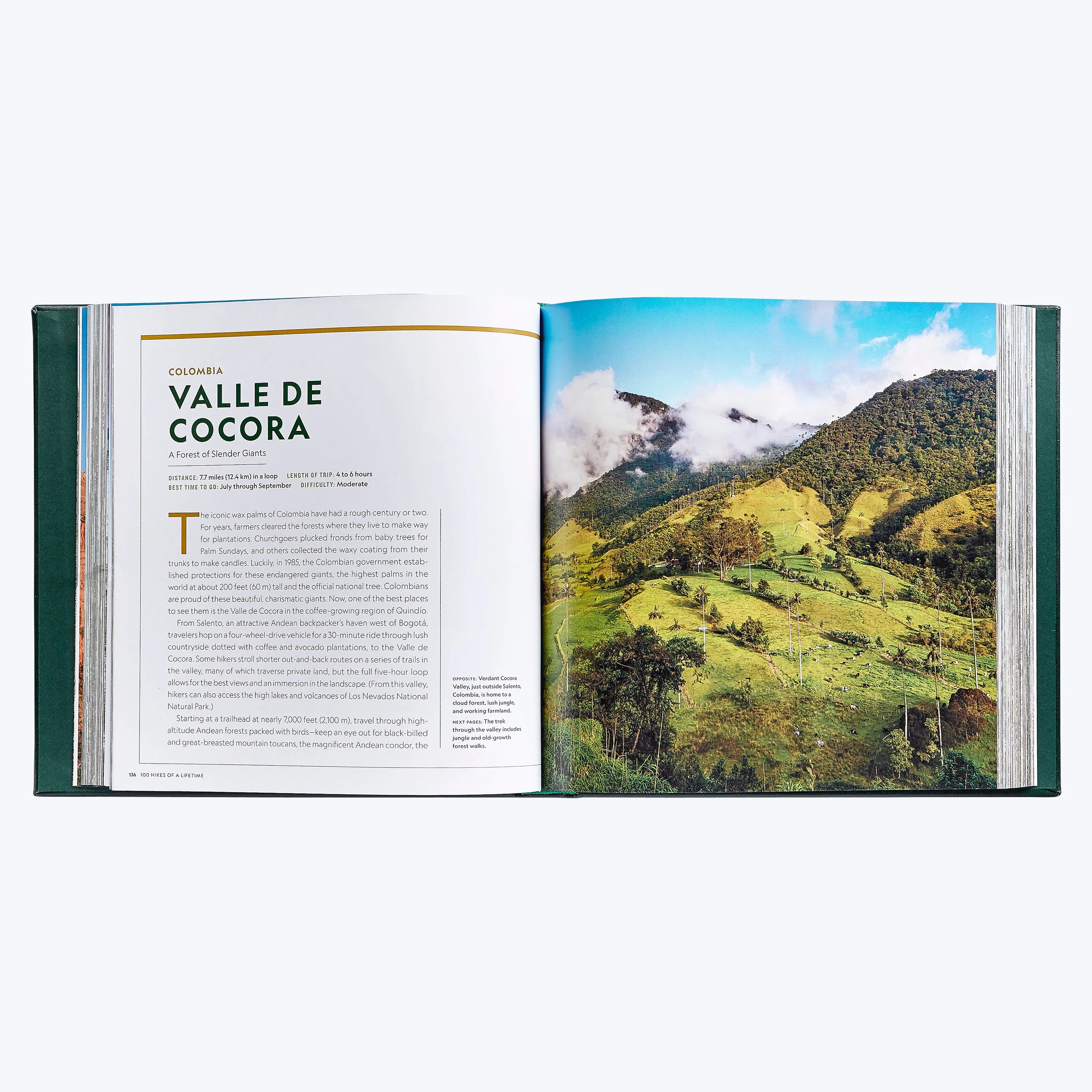 100 Hikes Of A Lifetime Leather Bound Book