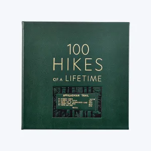 100 Hikes Of A Lifetime Leather Bound Book