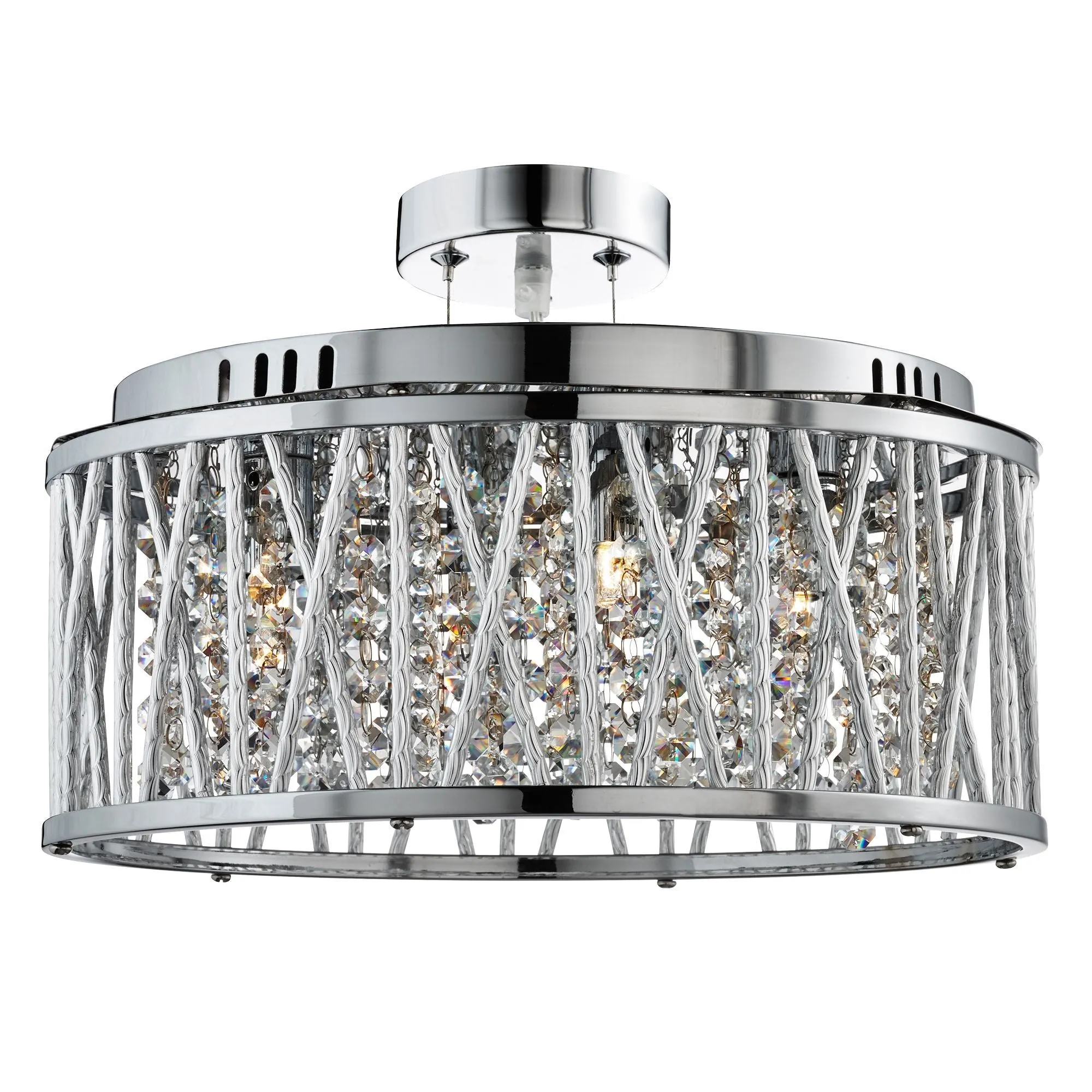 8335-5CC Elise 5 Light Semi Flush Light