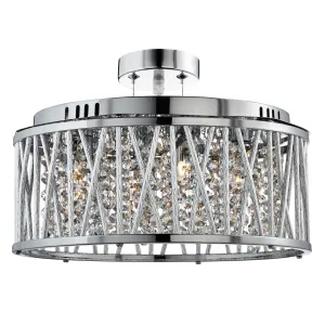 8335-5CC Elise 5 Light Semi Flush Light
