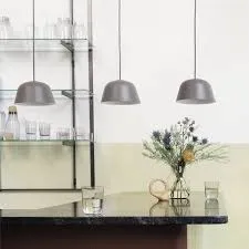 Ambit Pendant, Small, Grey, 25cm