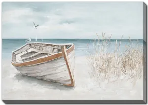 Ashore Wall Art - Blue/White - 40 X 28