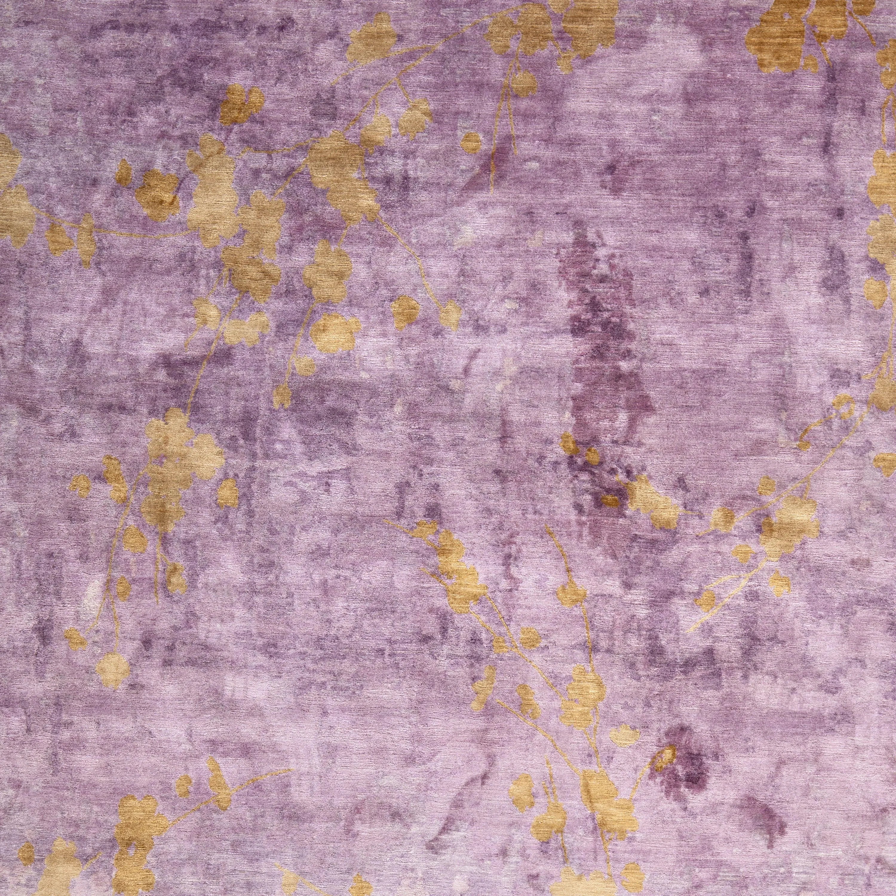Aurora Contemporary Tibetan Silk Rug