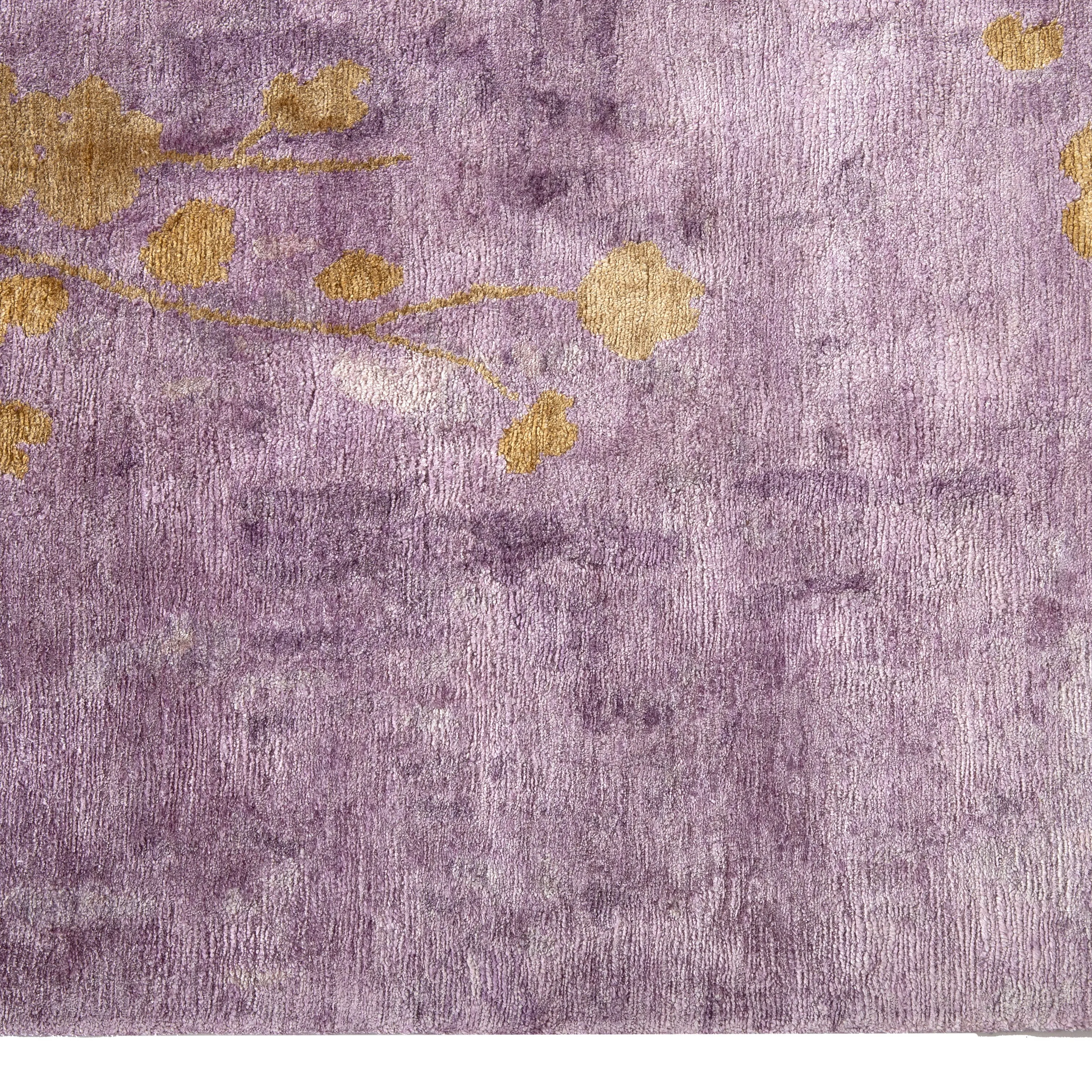 Aurora Contemporary Tibetan Silk Rug