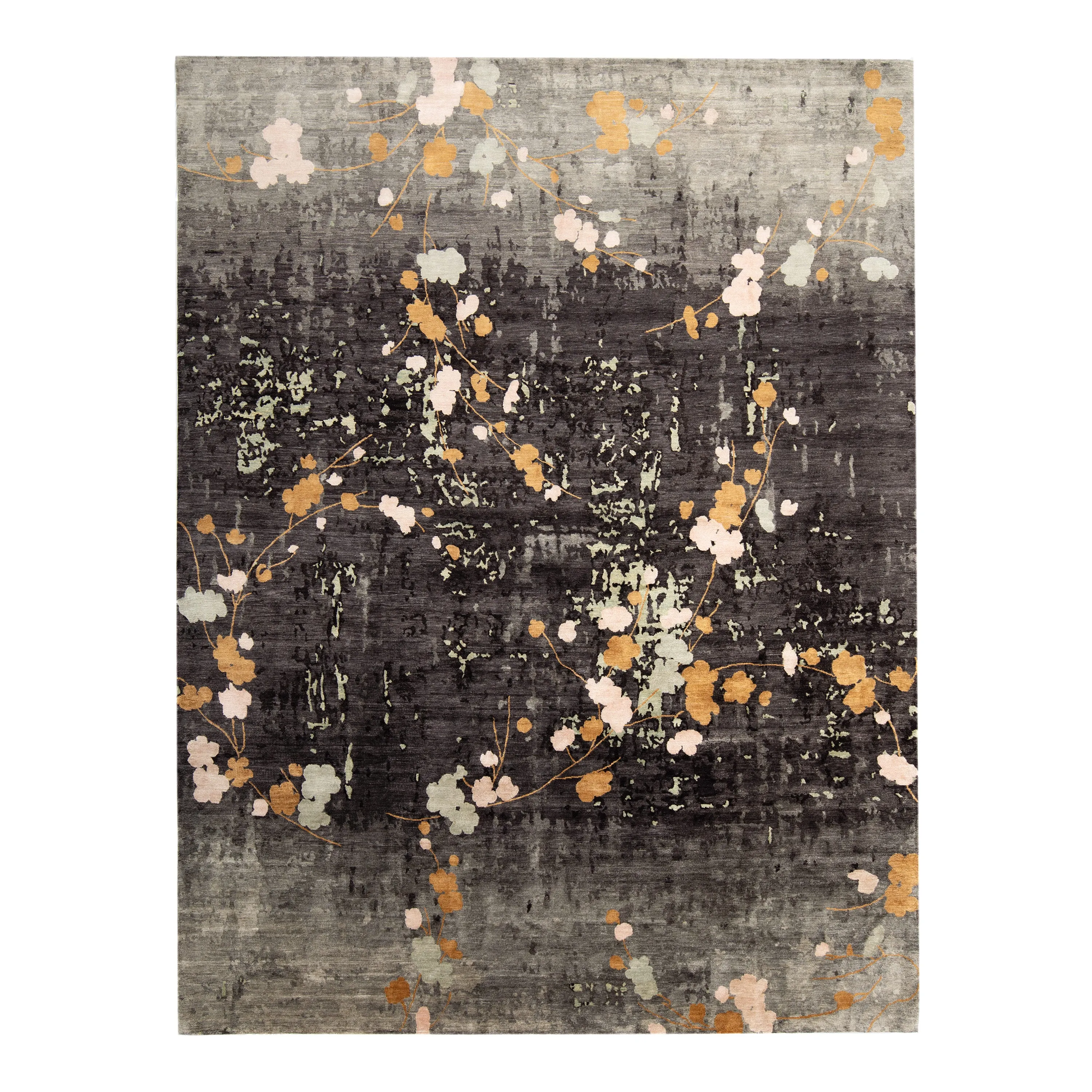 Aurora Contemporary Tibetan Silk Rug