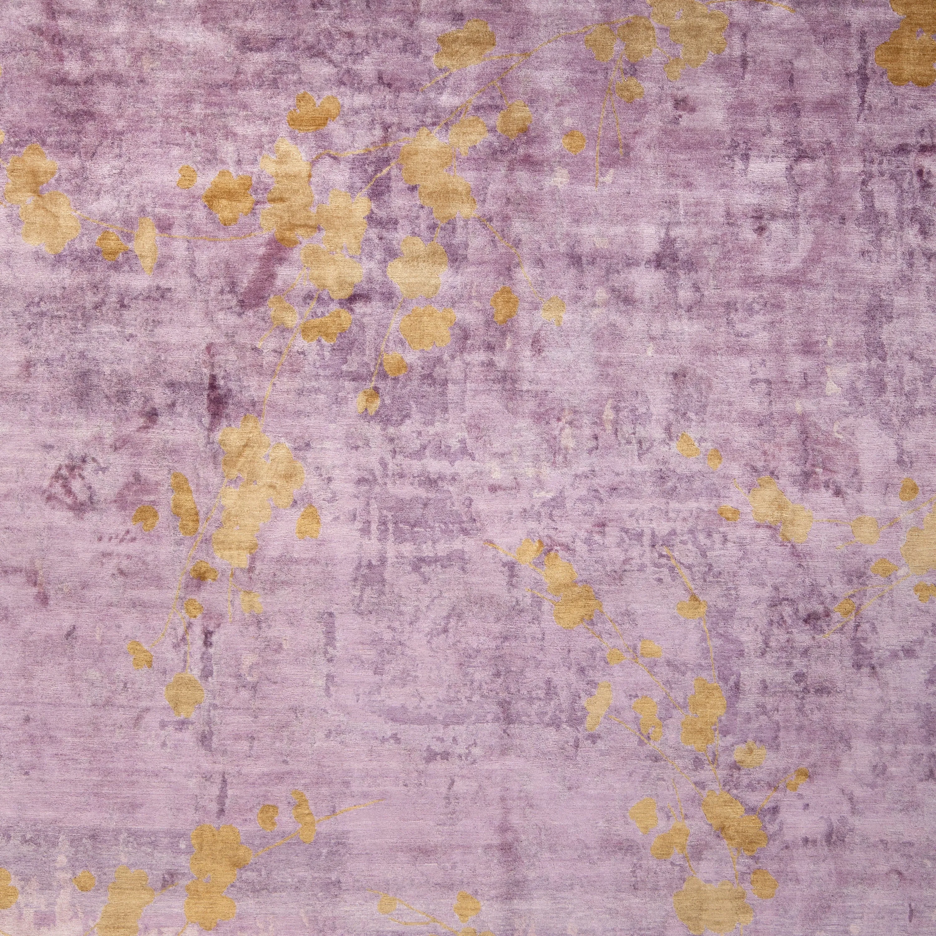 Aurora Contemporary Tibetan Silk Rug