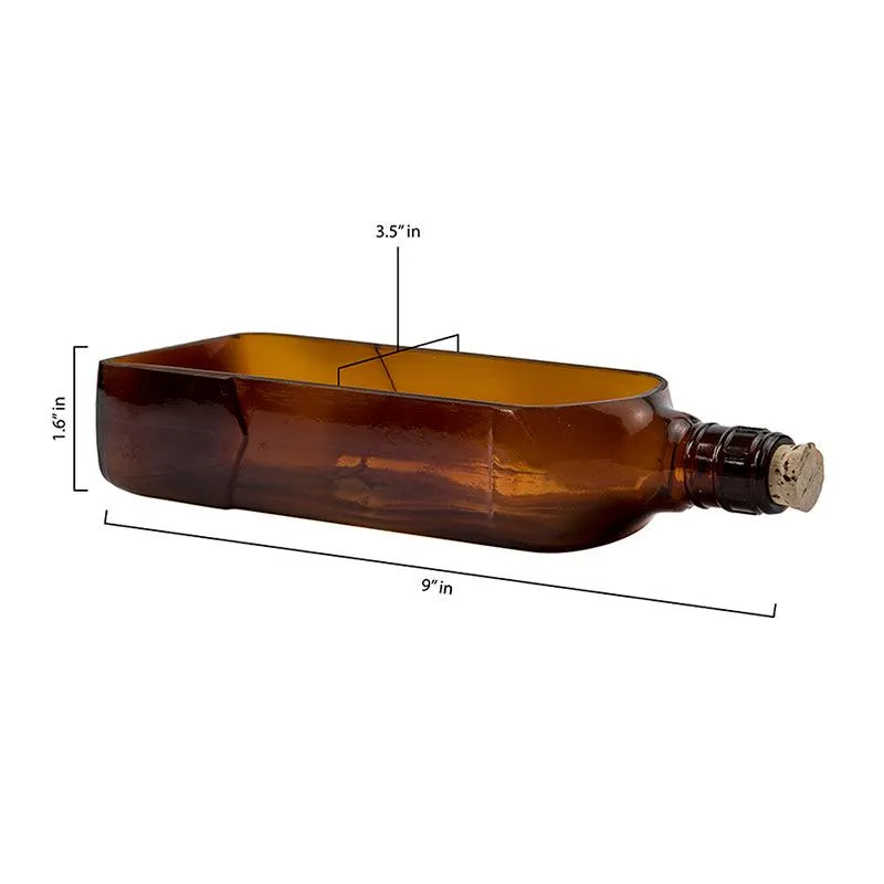 Ballantine Bottle Serving Set With Cork Tray