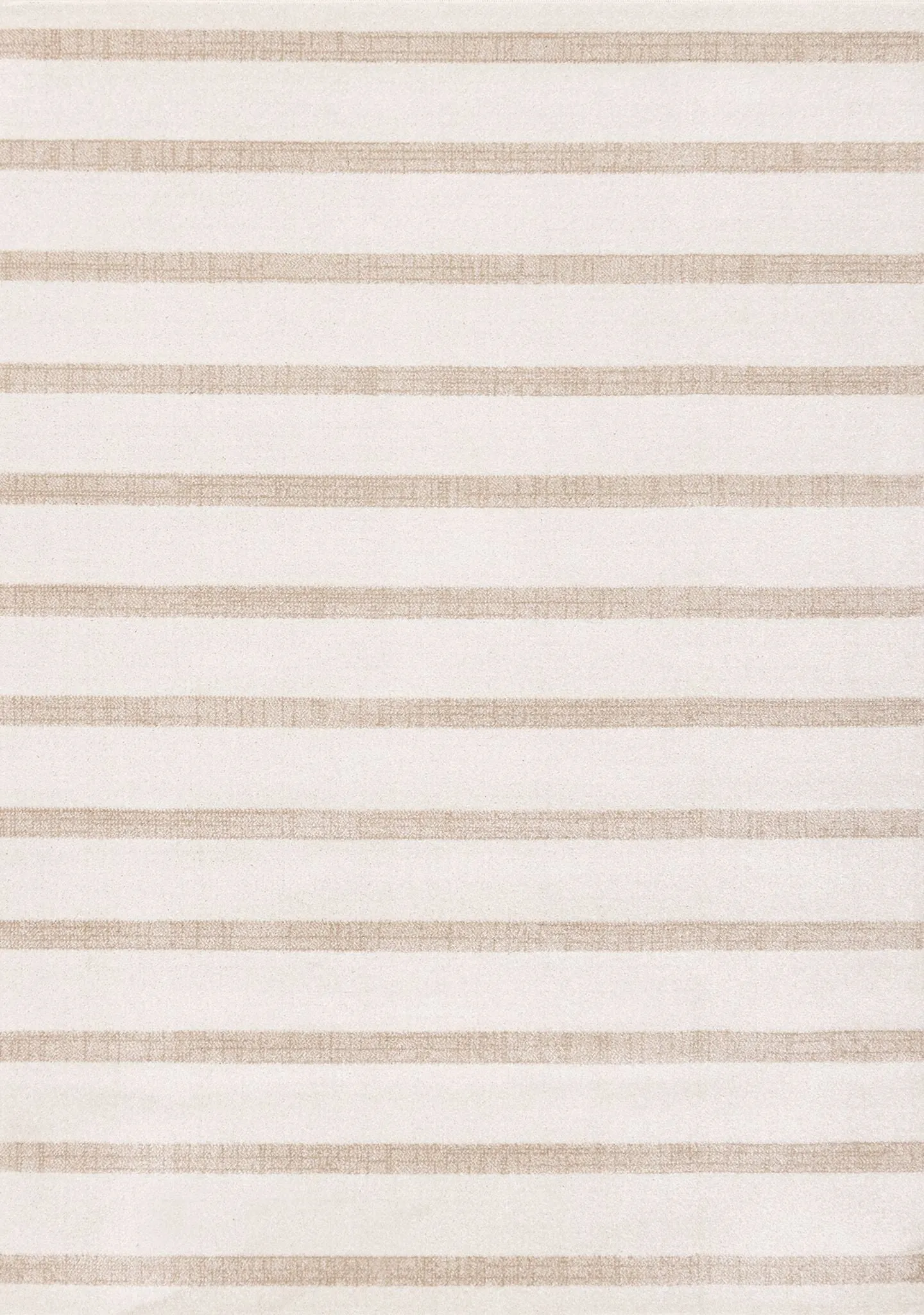 Beachwood Stripes 6'7" x 9'10" Striped Area Rug - Cream