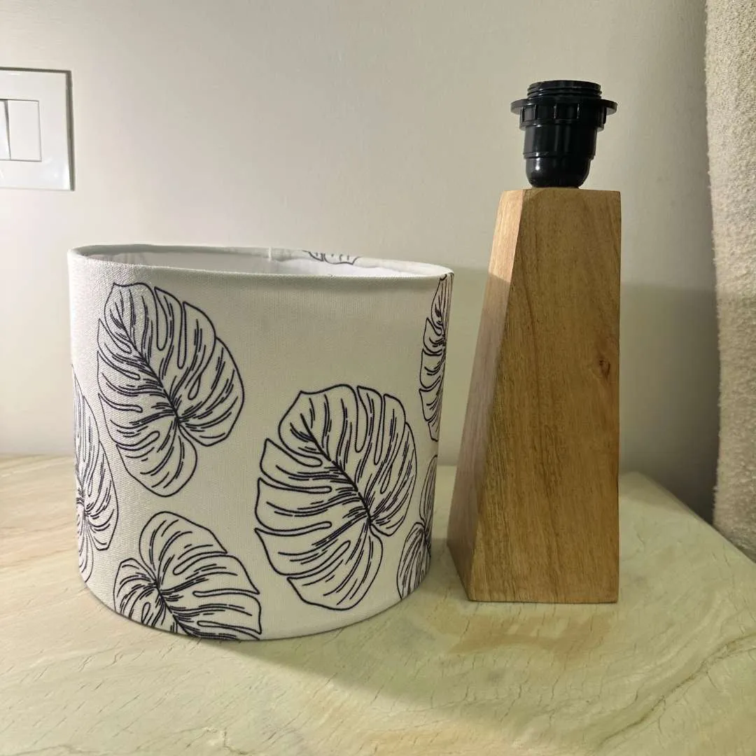 Bed Side Table Lamp Shade  (Square Base)