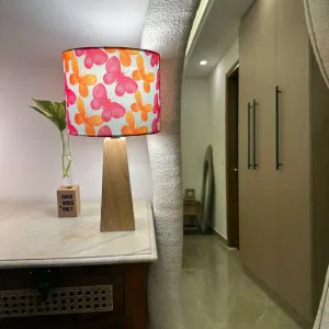 Bedside Lamp Shade (Square Base)