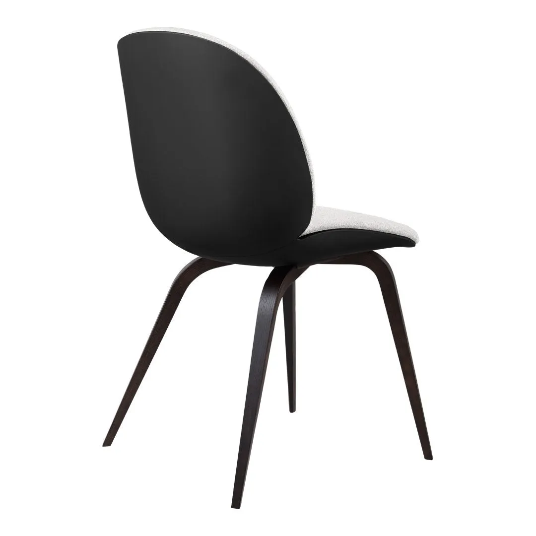 Beetle Dining Chair - Front Upholstered - Smoked Oak Base