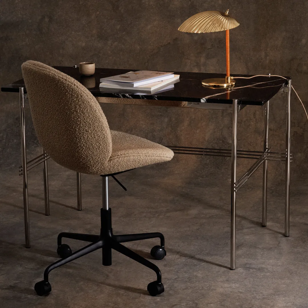 Beetle Meeting Chair - 4-Star Base w/ Casters - Height Adjustable - Fully Upholstered
