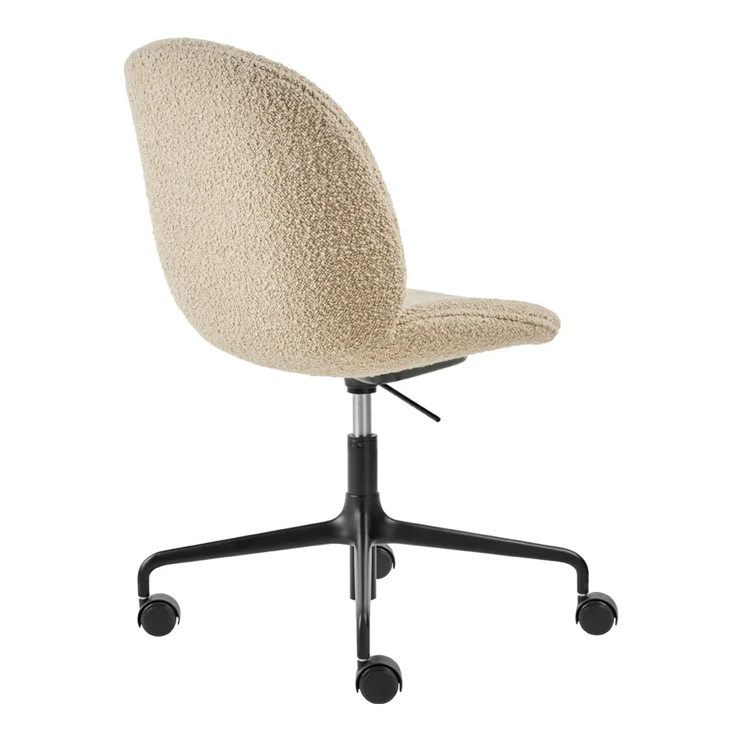 Beetle Meeting Chair - 4-Star Base w/ Casters - Height Adjustable - Fully Upholstered
