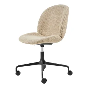 Beetle Meeting Chair - 4-Star Base w/ Casters - Height Adjustable - Fully Upholstered
