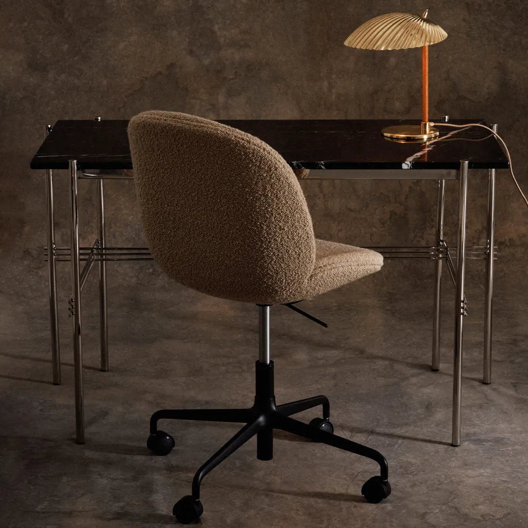 Beetle Meeting Chair - 4-Star Base w/ Casters - Height Adjustable - Fully Upholstered