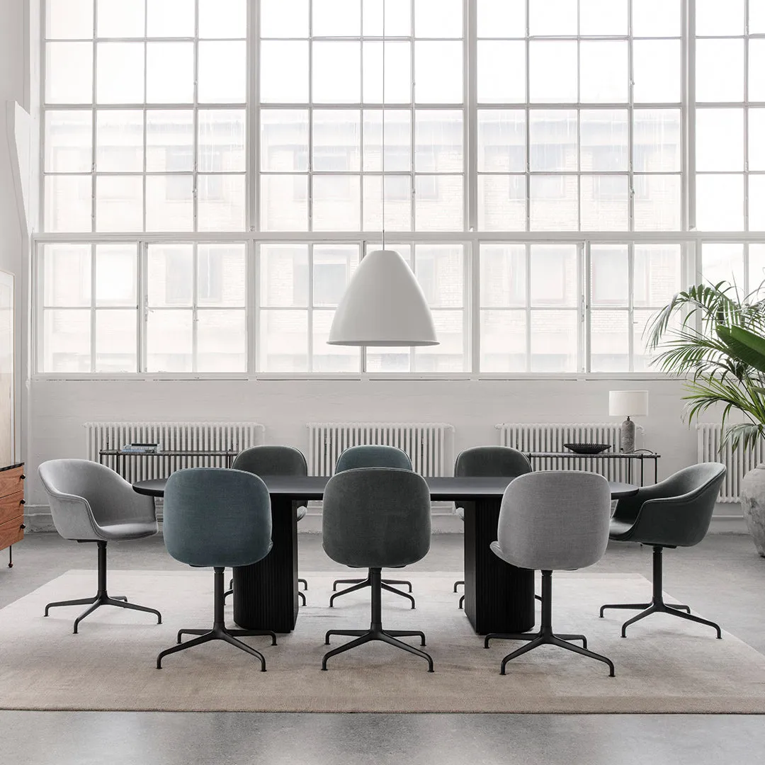 Beetle Meeting Chair - 4-Star Swivel Base - Fully Upholstered