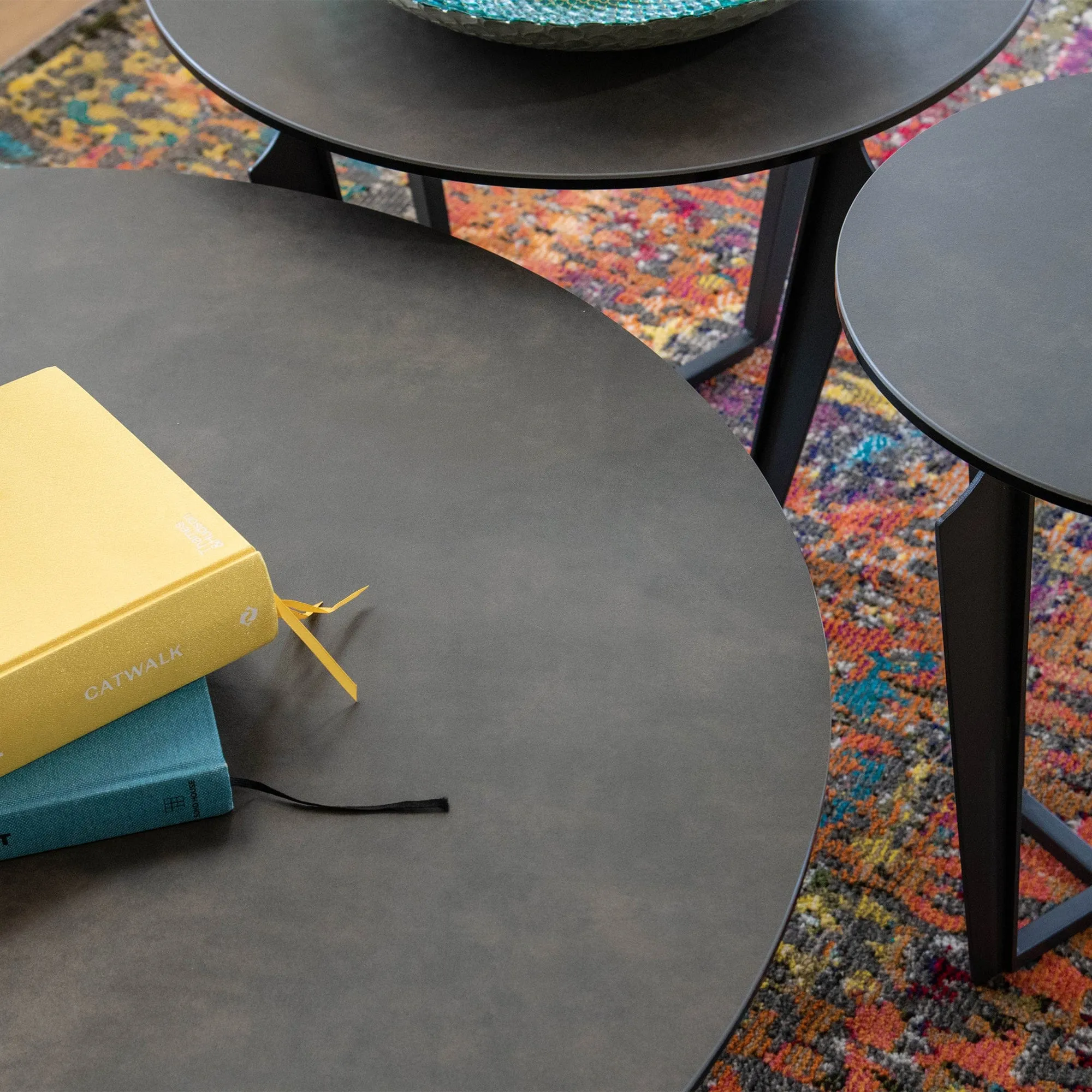 Benito - 90cm Round Coffee Table Ceramic Top