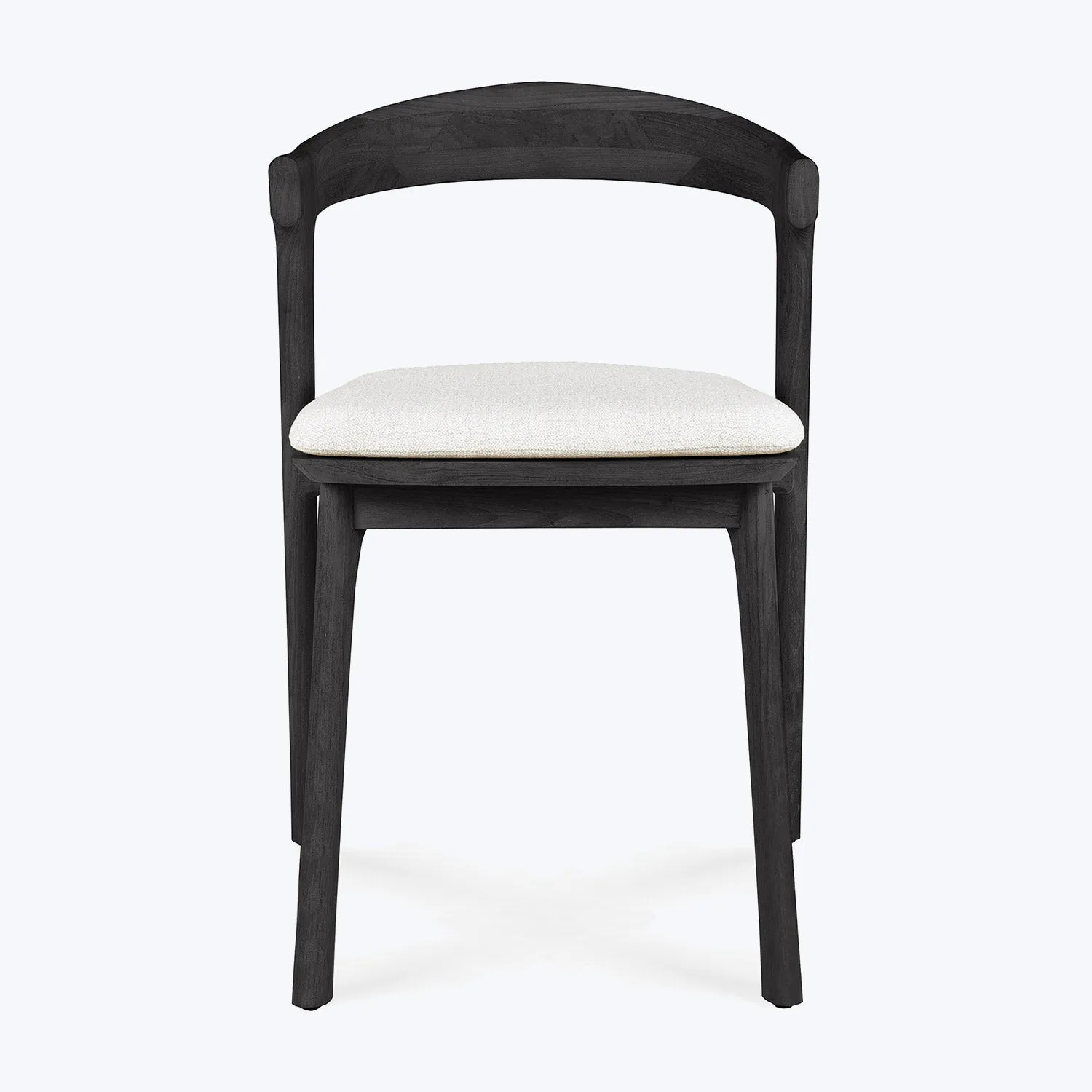 Black Bok Outdoor Dining Chair, Upholstered