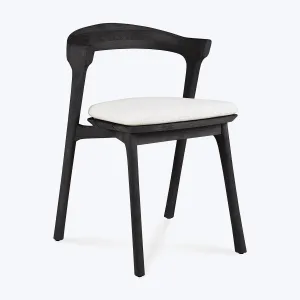 Black Bok Outdoor Dining Chair, Upholstered