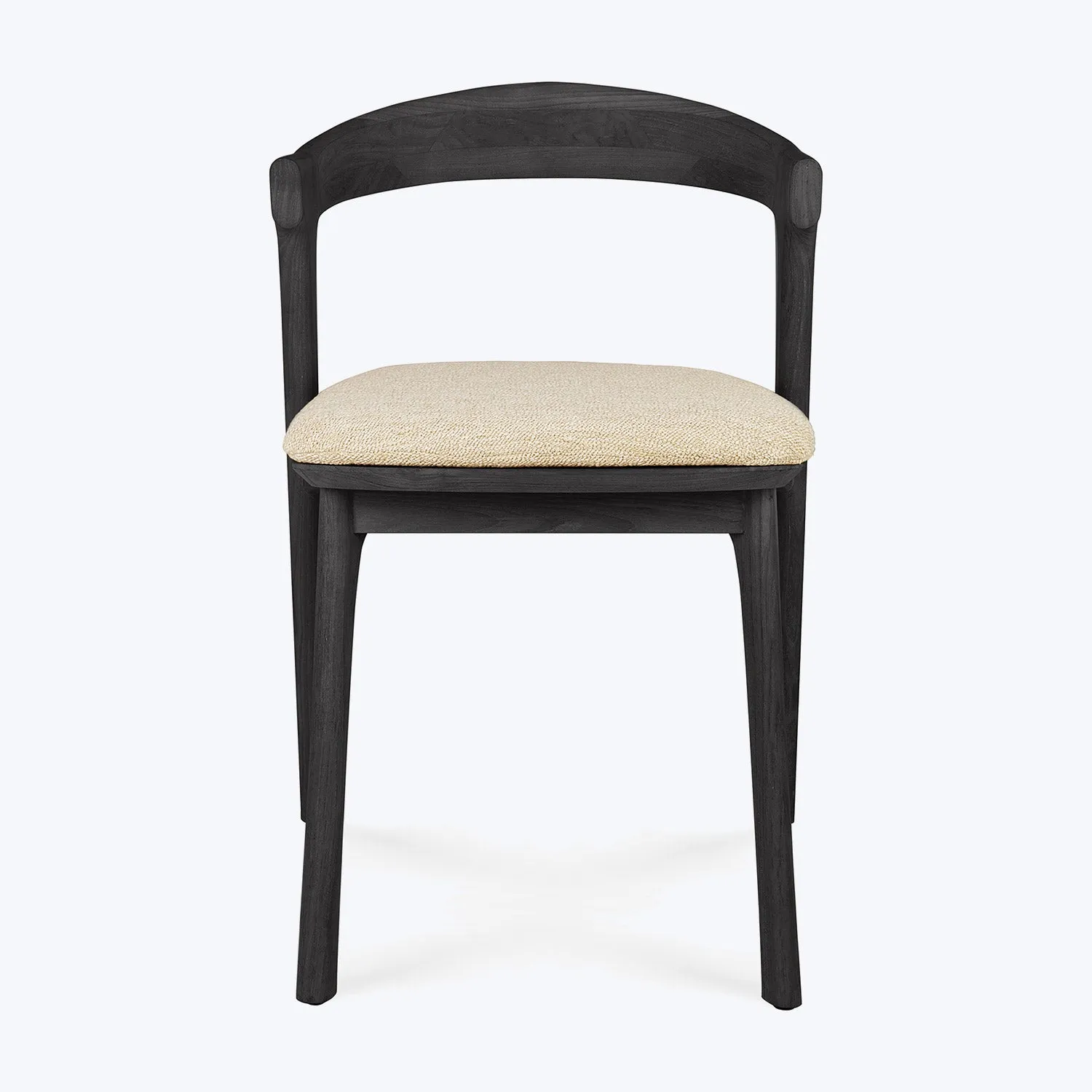 Black Bok Outdoor Dining Chair, Upholstered