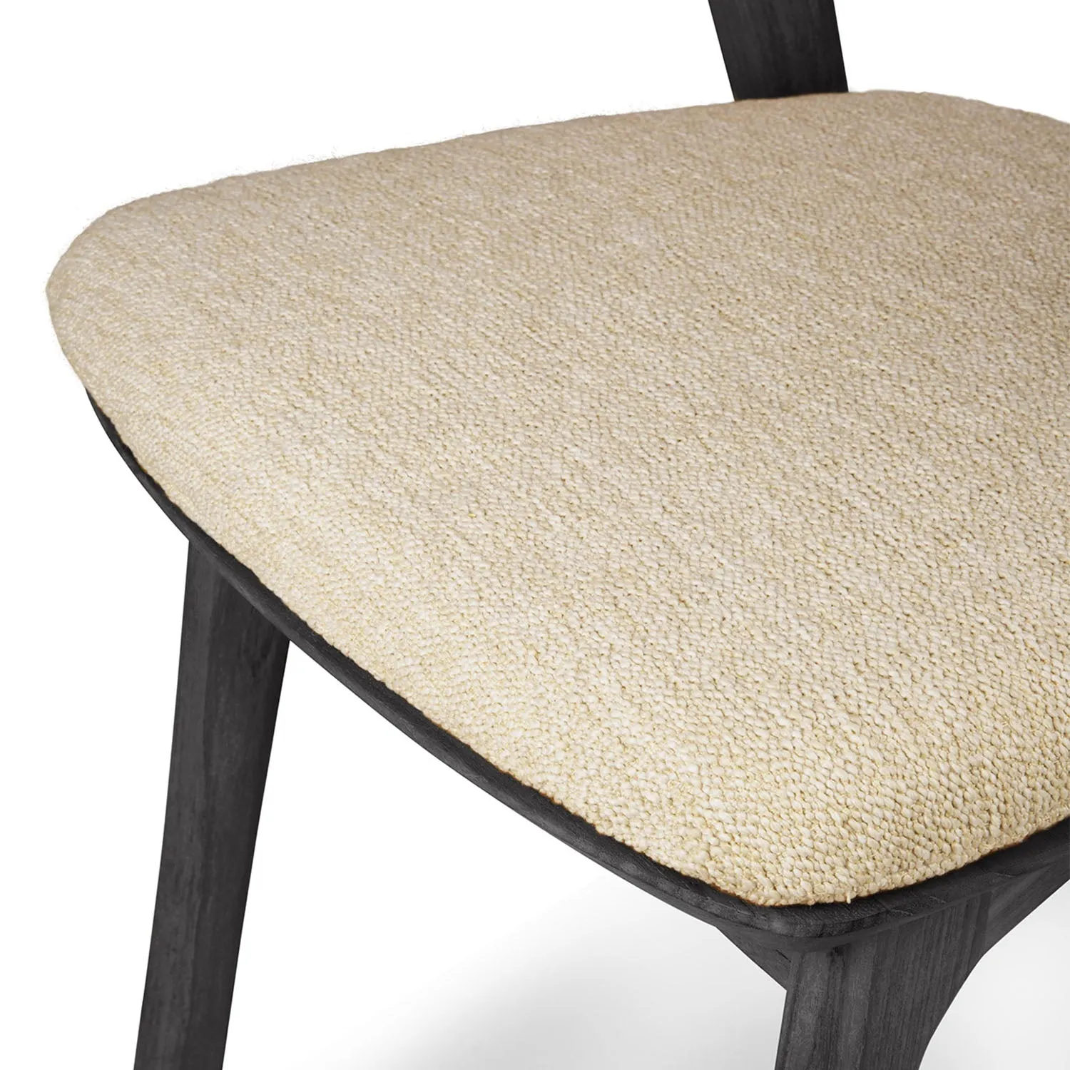 Black Bok Outdoor Dining Chair, Upholstered