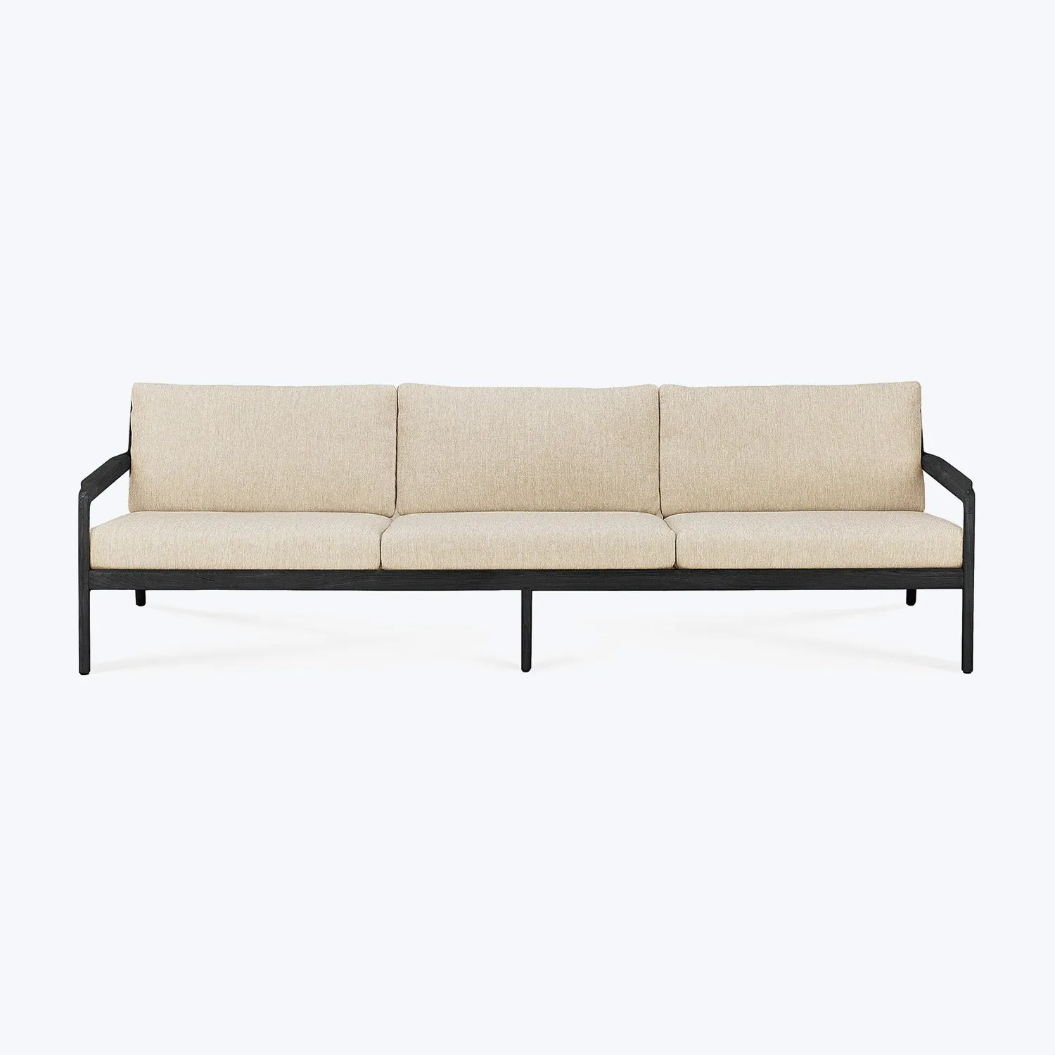 Black Jack Outdoor 3-Seater Sofa