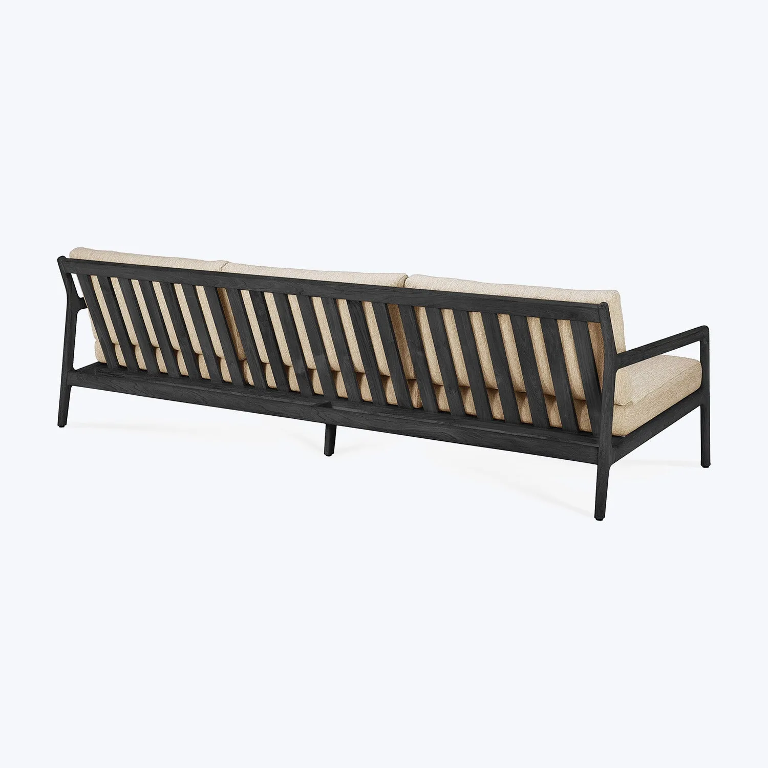 Black Jack Outdoor 3-Seater Sofa
