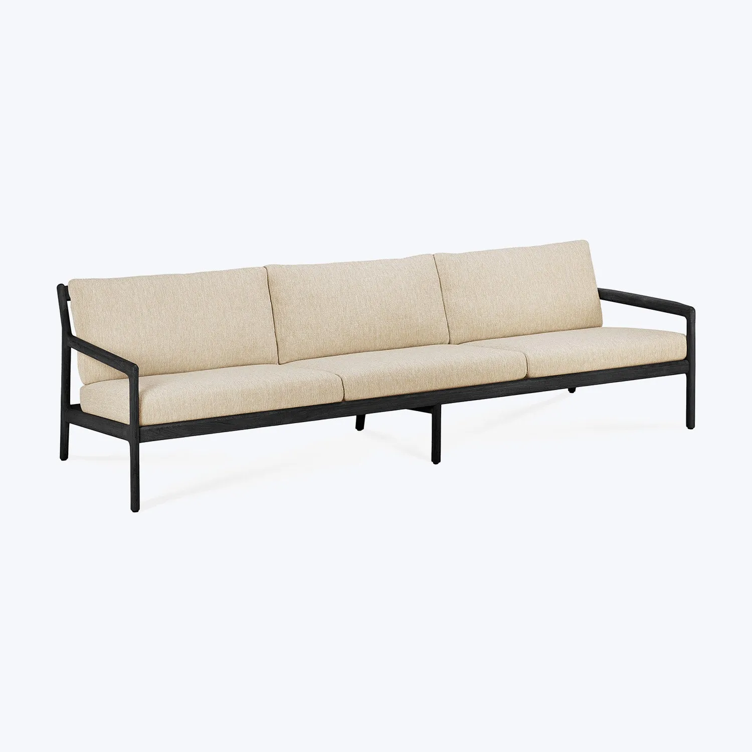 Black Jack Outdoor 3-Seater Sofa