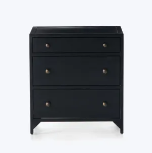 Black Metal Bedside Table