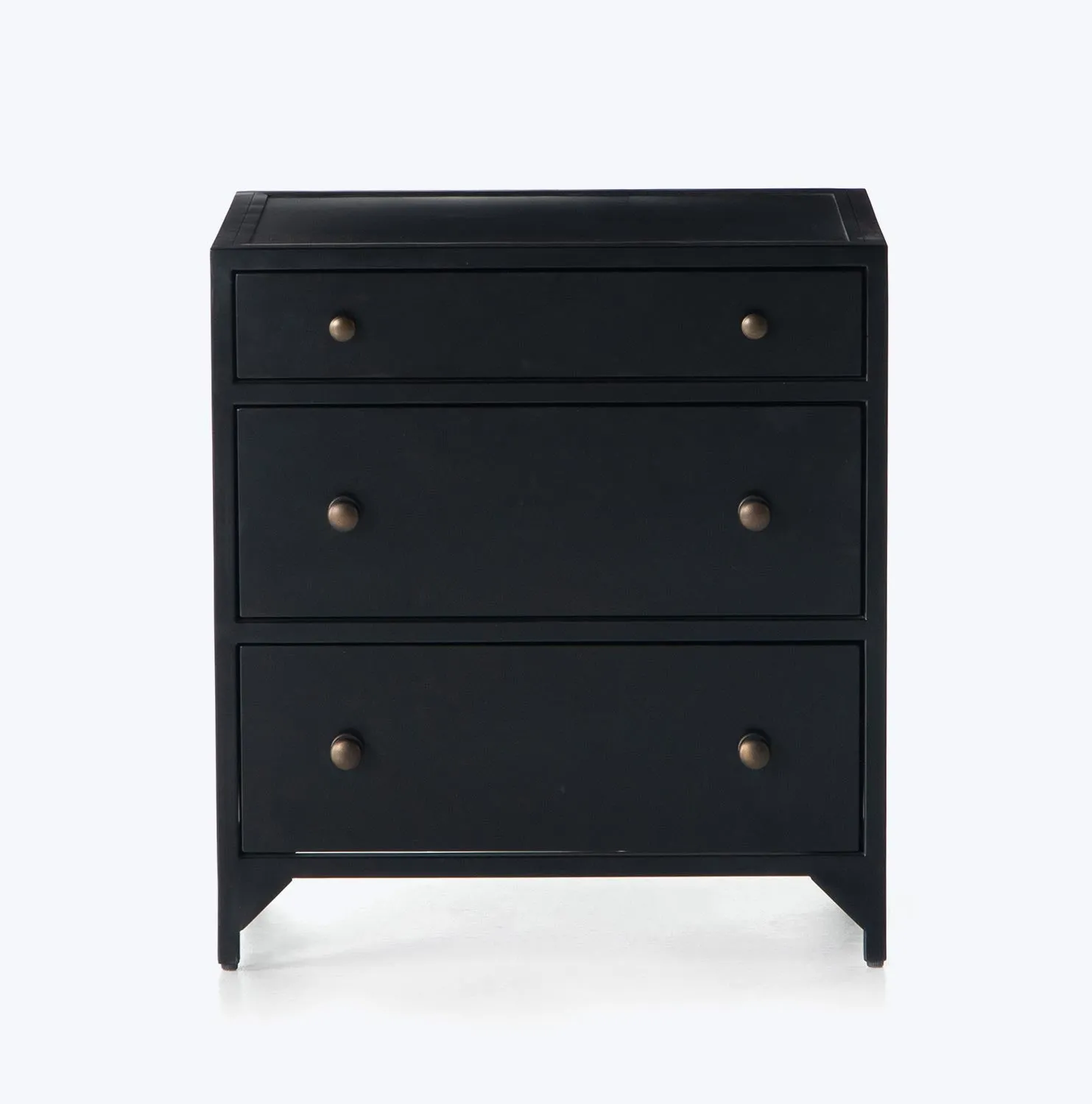 Black Metal Bedside Table