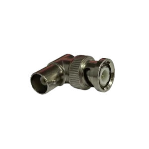 BNC L 90° Adapter Male and Female Connectors