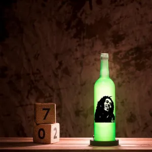 Bob Marley Inlit Lamp (Green)
