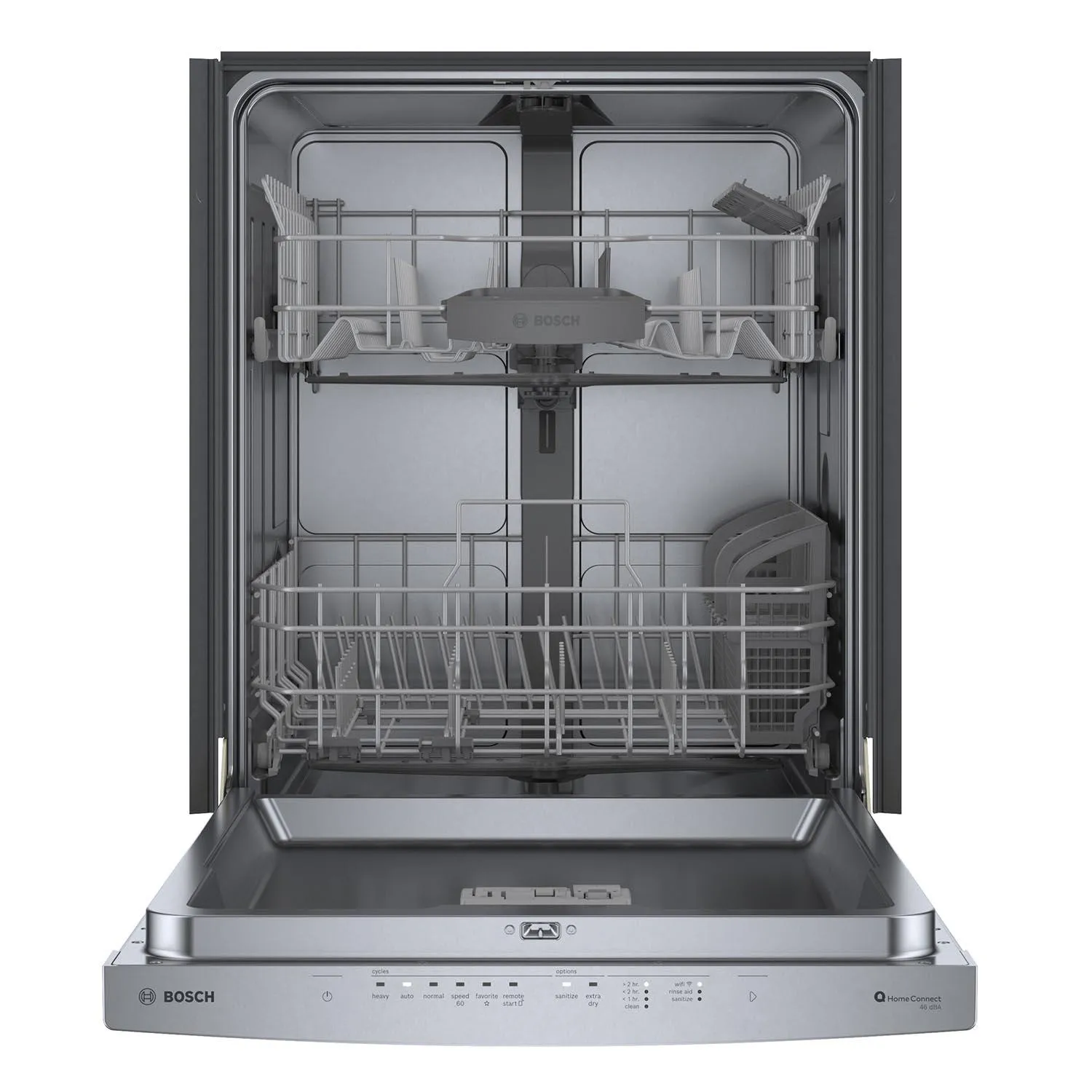 Bosch Stainless Steel 24" Smart Dishwasher with Home Connect - SHS53C75N