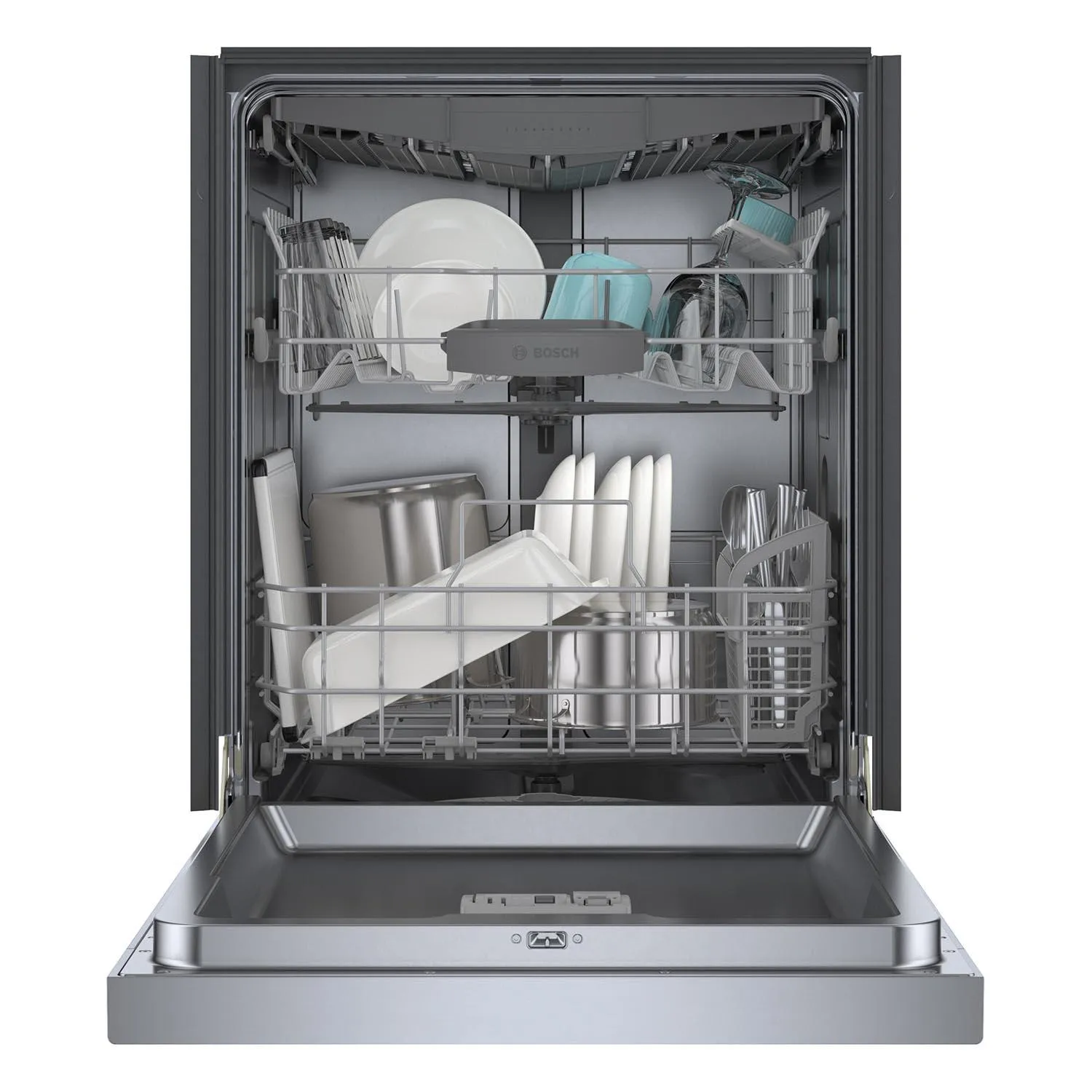 Bosch Stainless Steel 24" Smart Dishwasher with Home Connect, Third Rack - SHE53C85N