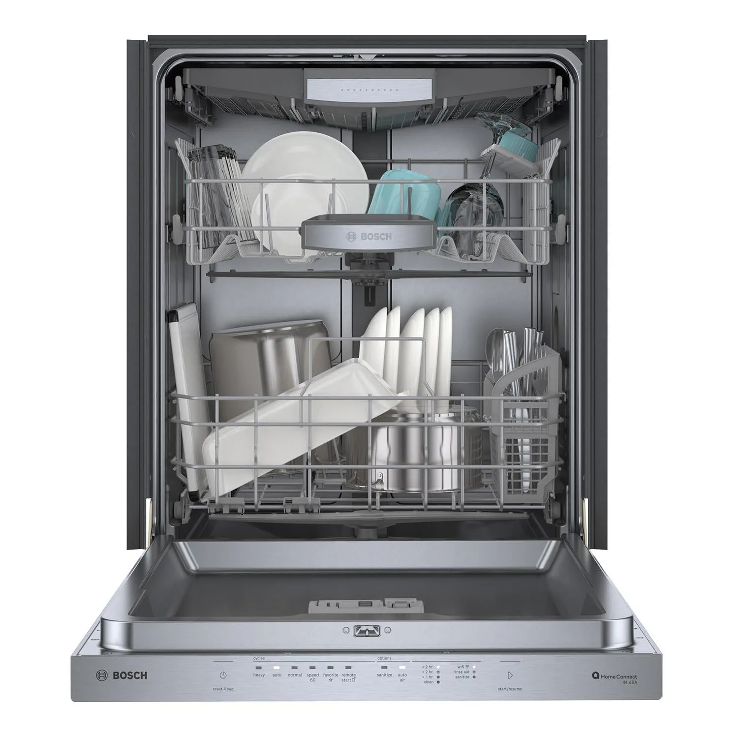 Bosch Stainless Steel 24" Smart Dishwasher with Home Connect, Third Rack - SHP65CM5N