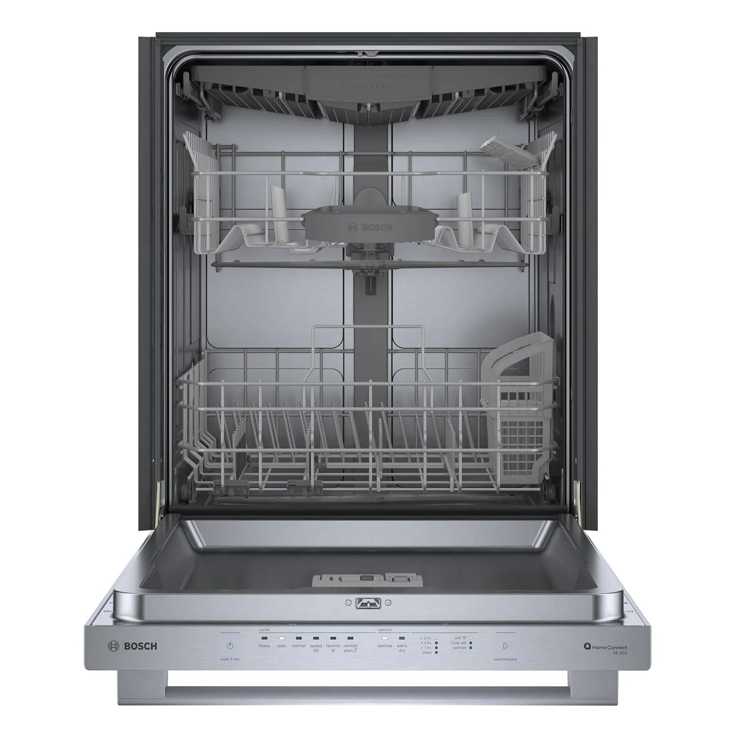 Bosch Stainless Steel 24" Smart Dishwasher with Home Connect, Third Rack - SHX53CM5N