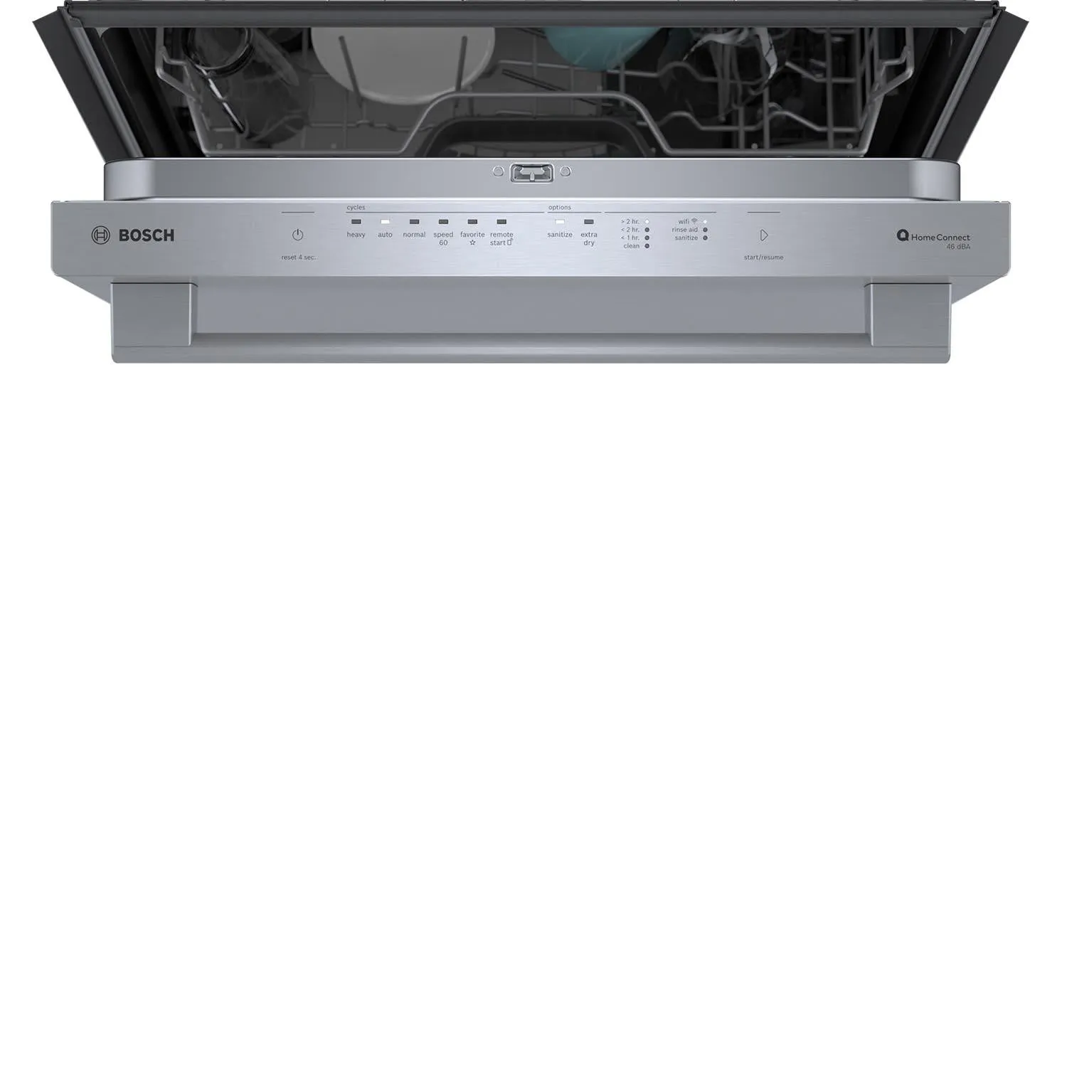 Bosch Stainless Steel 24" Smart Dishwasher with Home Connect, Third Rack - SHX53CM5N
