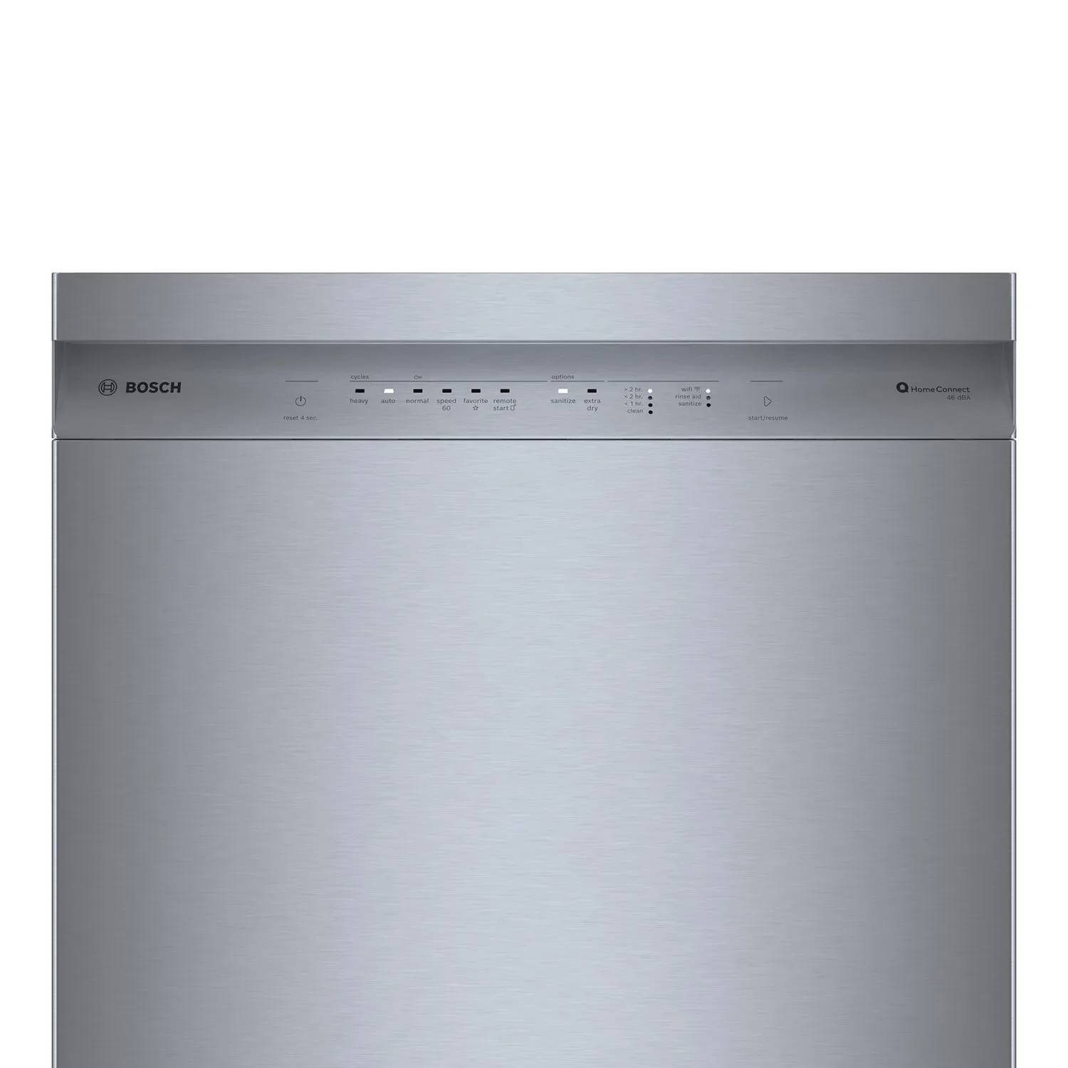 Bosch Stainless Steel Anti Fingerprint 24" Smart Dishwasher with Home Connect, Third Rack - SHE5AE75N