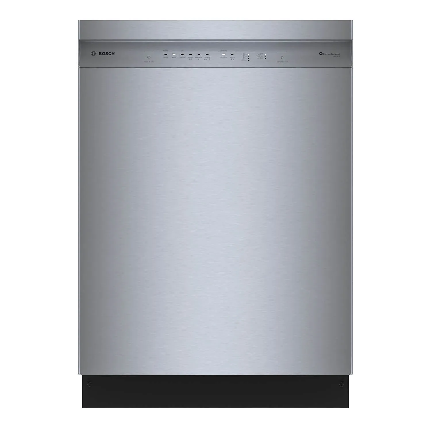 Bosch Stainless Steel Anti Fingerprint 24" Smart Dishwasher with Home Connect, Third Rack - SHE5AE75N