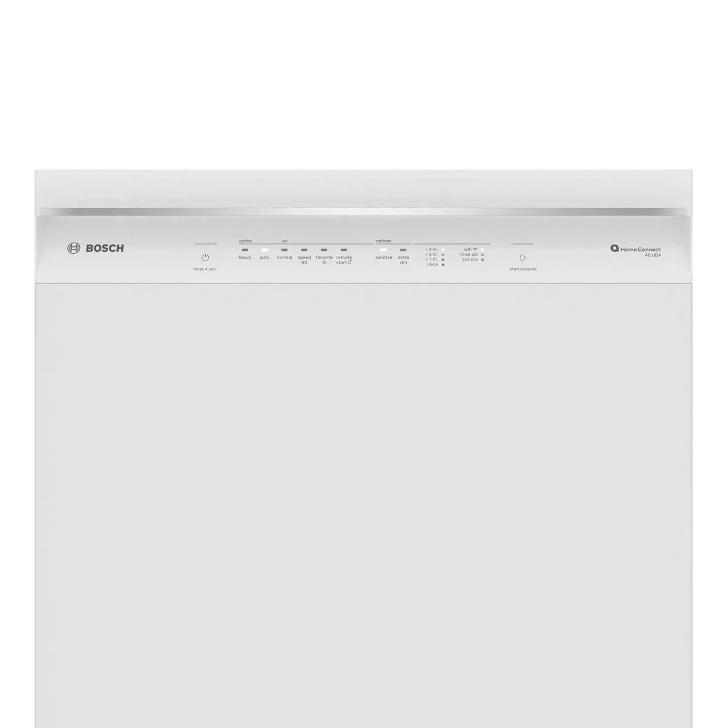 Bosch White 24" Smart Dishwasher with Home Connect, Third Rack - SHE53C82N