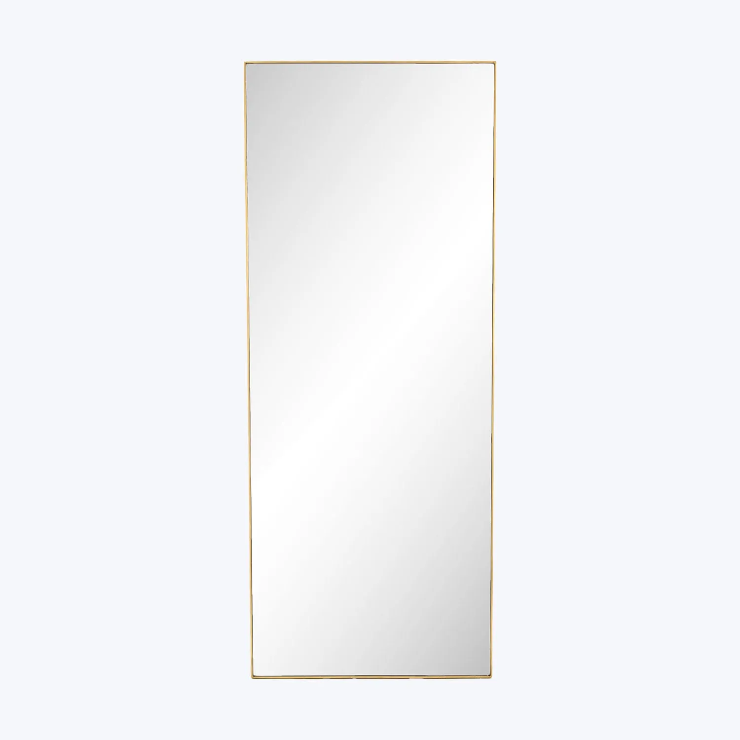 Brass Frame Floor Mirror