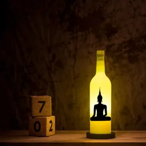Buddha Inlit Lamp (Yellow)