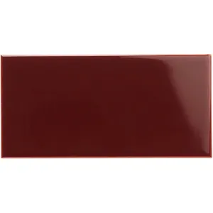 Burgundy Half Tile