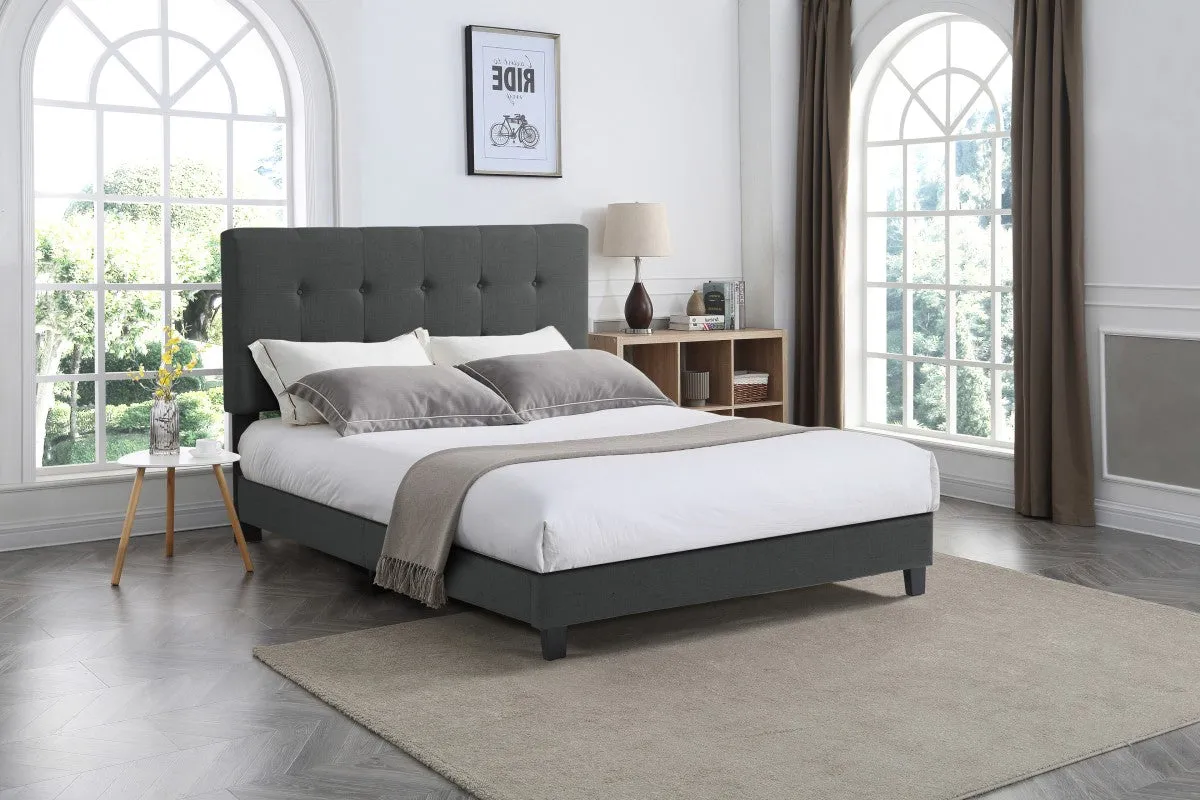 Cabo 3-Piece Twin Bed - Dark Grey
