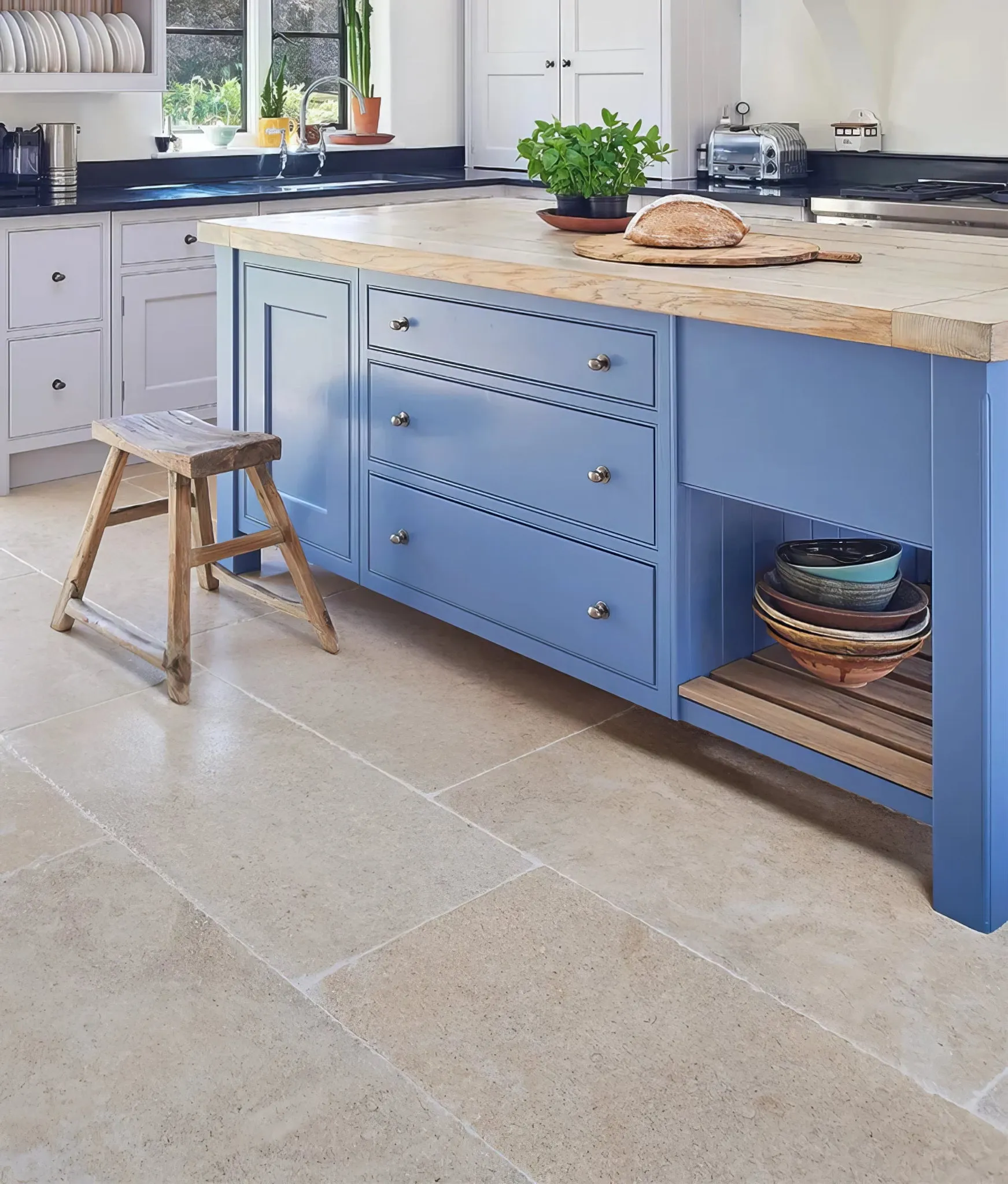 Calcot Limestone Tumbled Finish