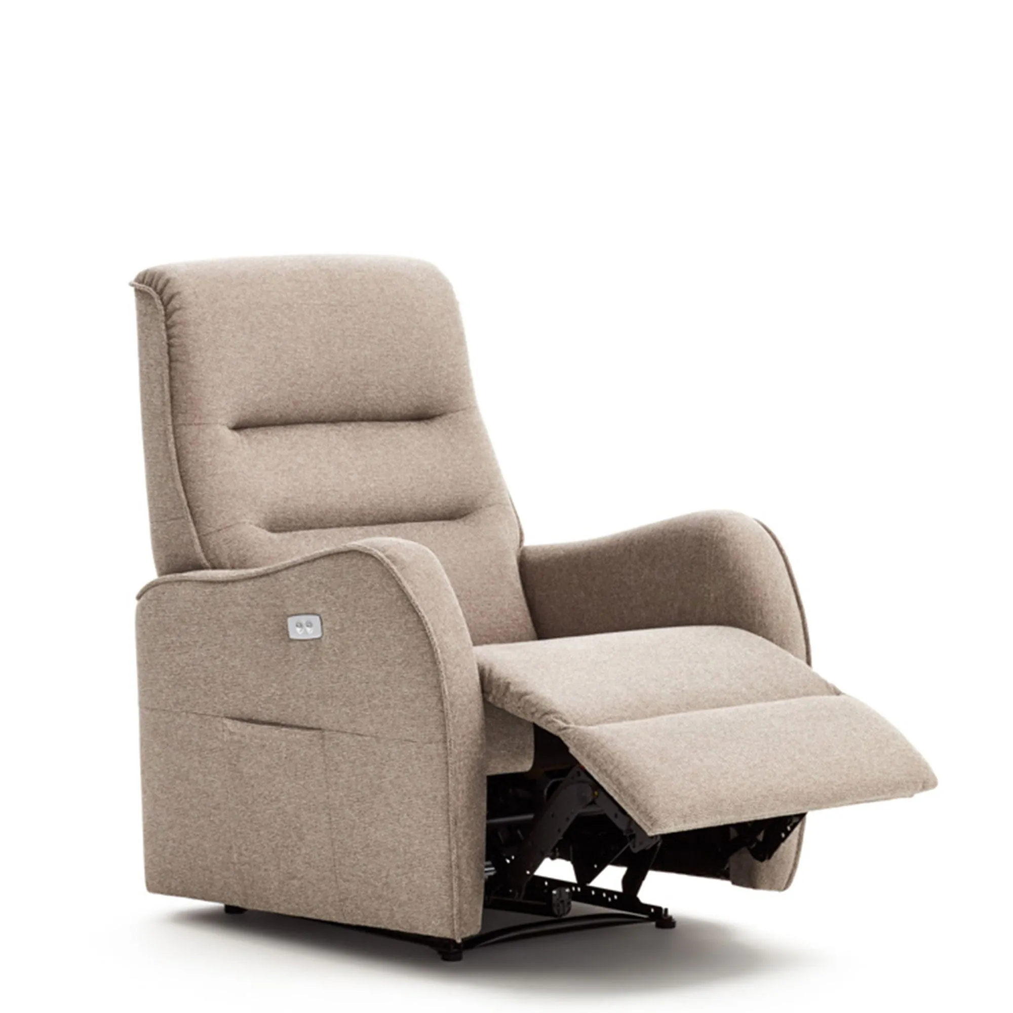 Capri - Single Motor Power Recliner Chair In Fabric