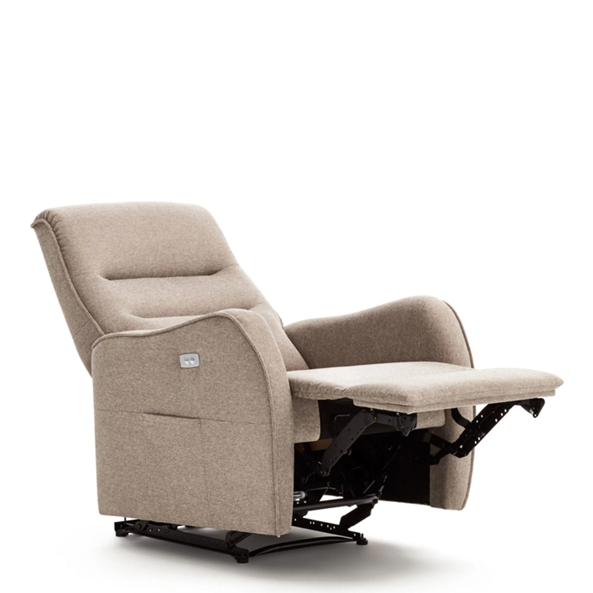 Capri - Single Motor Power Recliner Chair In Fabric