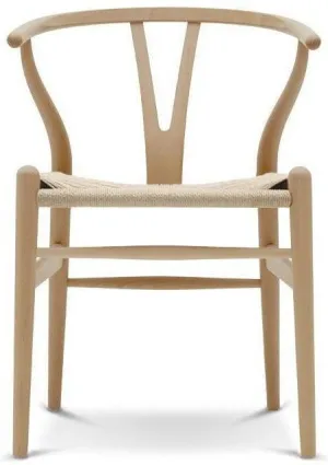 Carl Hansen Ch24 Wishbone Chair Natural Cord, Lacquered Beech Special Edition