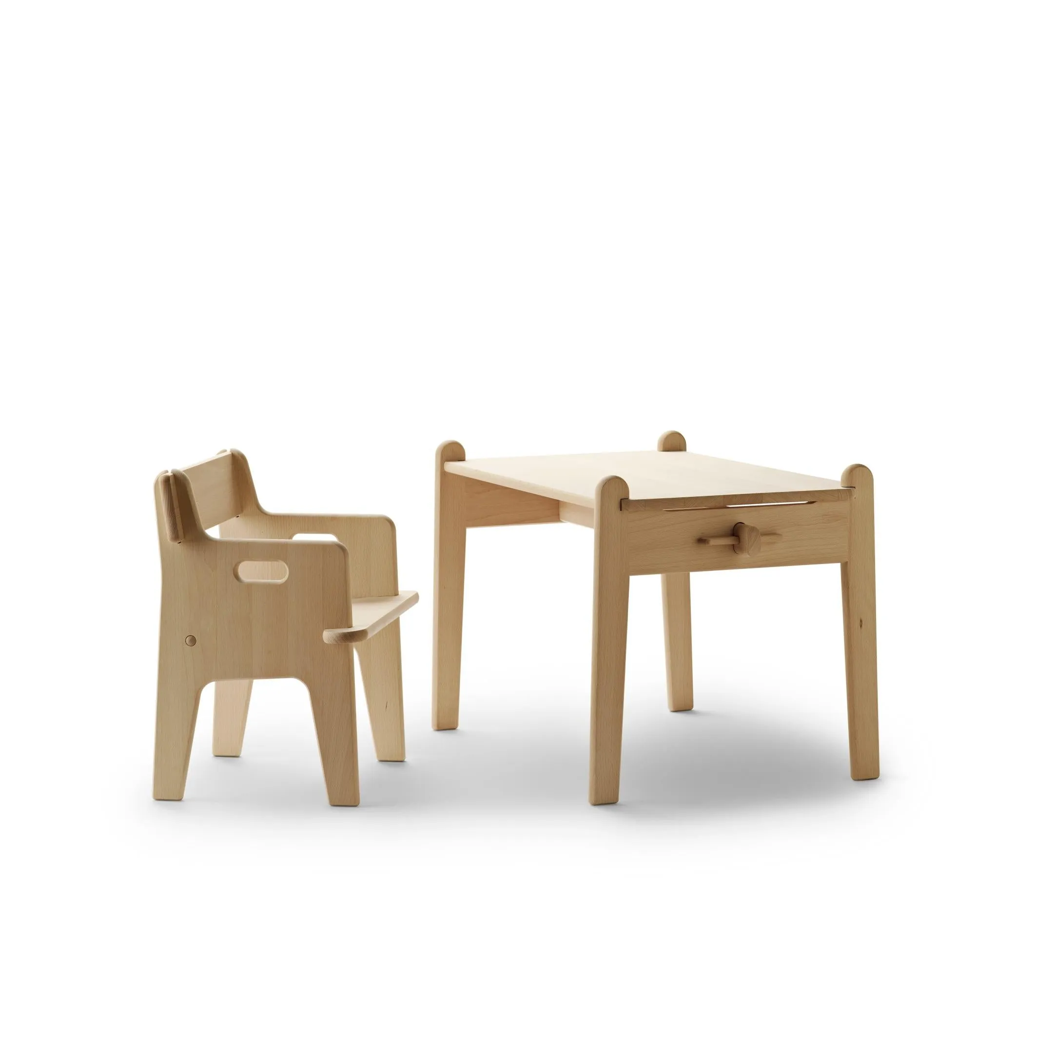 Carl Hansen Ch411 Peter's Table, Untreated Beech